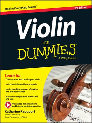 Violin For Dummies - ebook